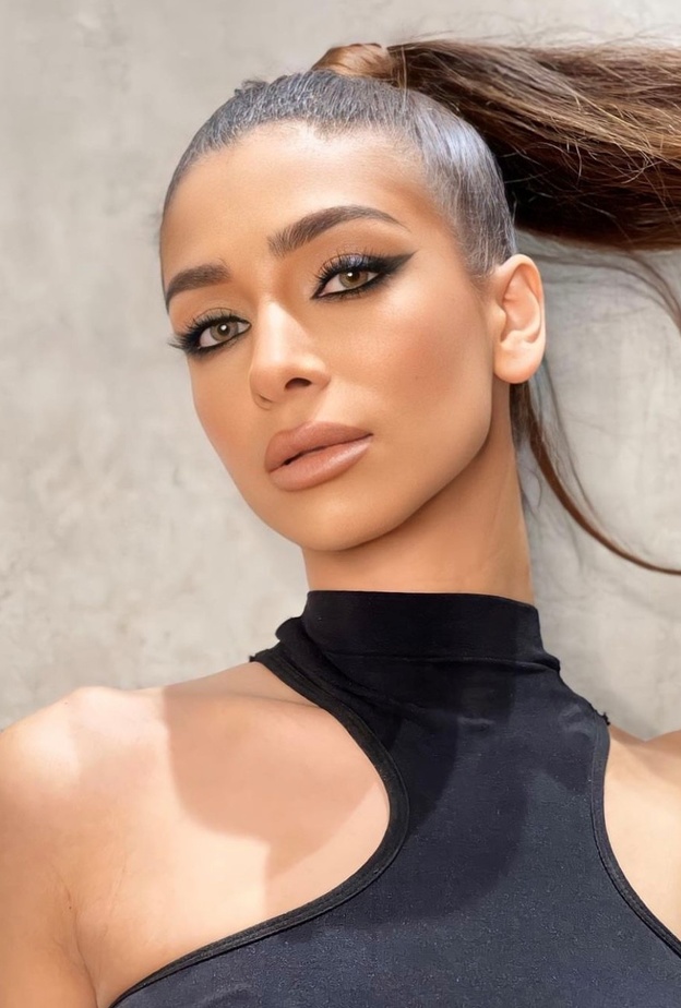 مكياج ابنة نوال الزغبي - الصورة من حسابها على انستغرام