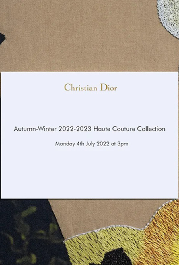 بث مباشر لعرض أزياء Dior لخريف شتاء 2022-2023