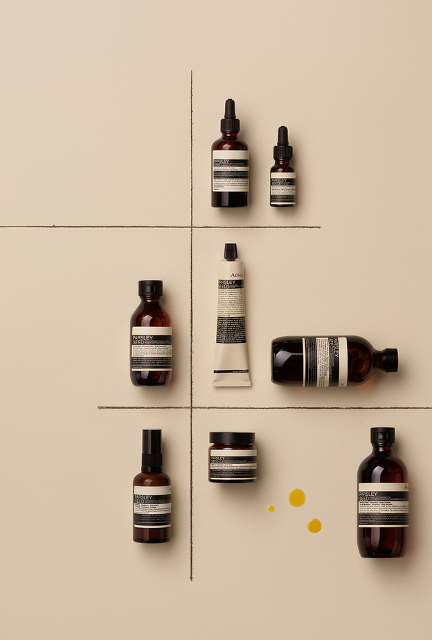 مجموعة موسعة للعناية بالبشرة مضادة للأكسدة من بذور البقدونس 