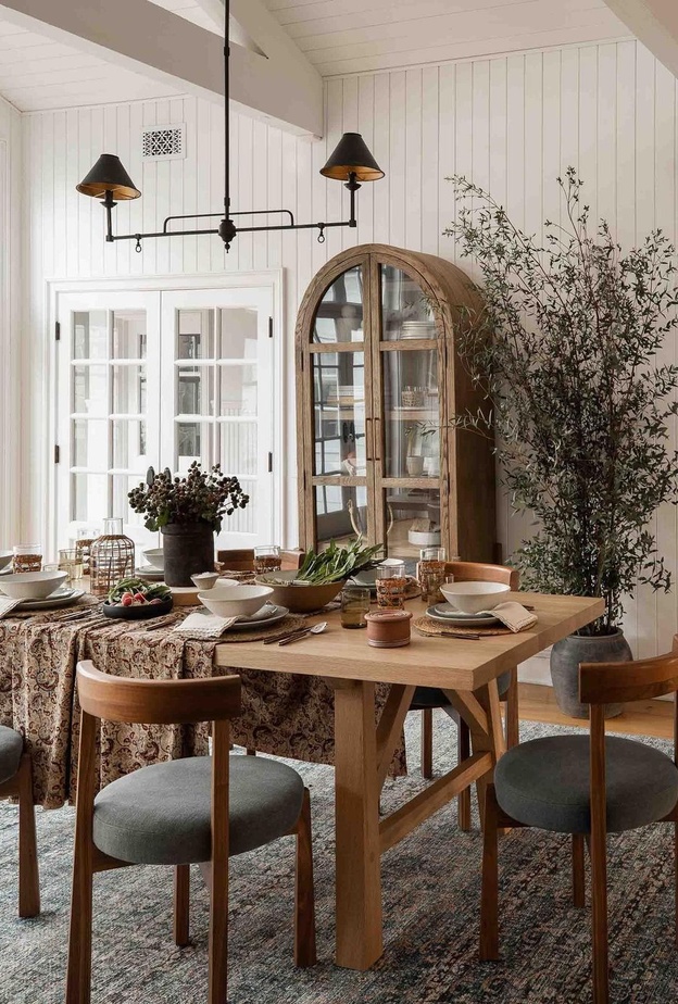 أثاث فينتاج لديكورات غرفة طعام عصرية