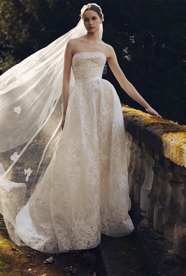 أكمام فساتين الزفاف@eliesaab