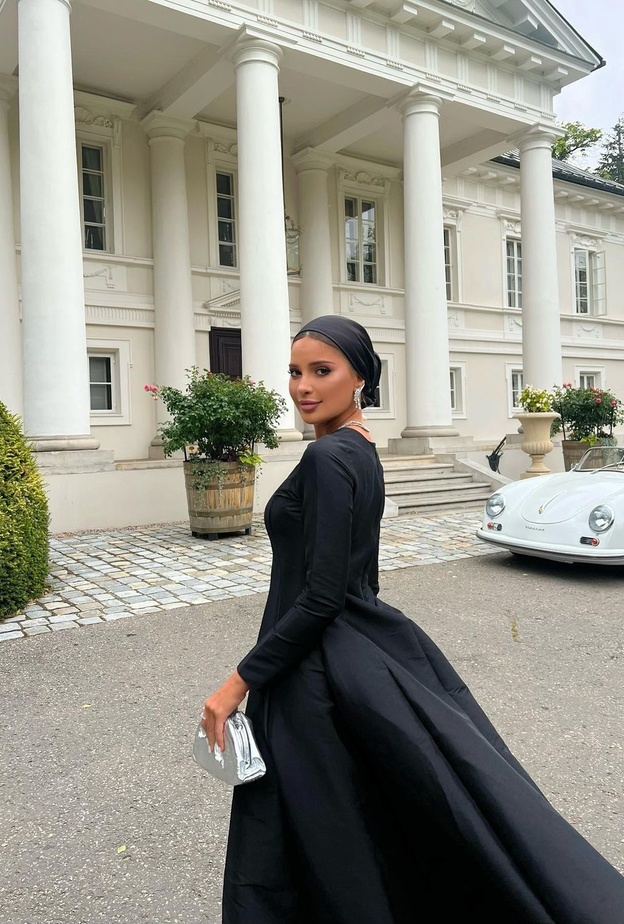 أزياء محجبات للسهرات مستوحاة من اطلالات الفاشينيستا 