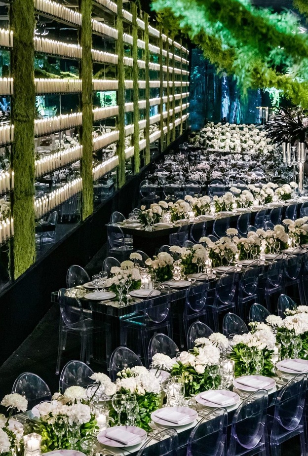 افكار ديكورات زفاف باللون الاخضر من تنفيذ My Event Design