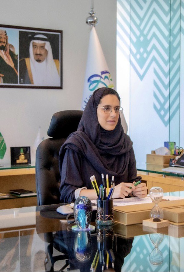 الأميرة "هيفاء بنت محمد" ترحب بالزوار الحاملين لبطاقة "هيَا" لمشجعي بطولة كأس العالم لكرة القدم 2022