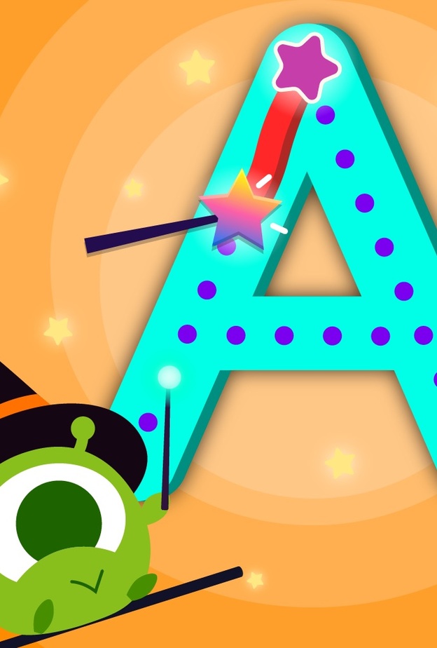 تطبيق CandyBots Alphabet ABC Tracing