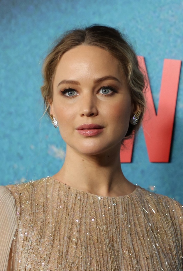 جينيفر لورانس خلال العرض العالمي الأول لفيلم Don't Look Up على Netflix في 5 ديسمبر 2021