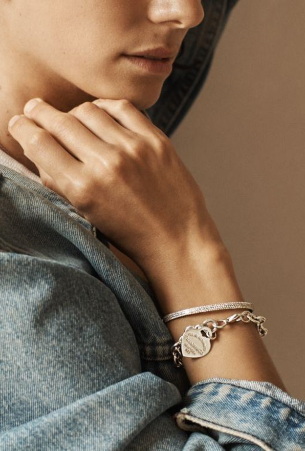 سوار Charm Plaque Cœur من تيفاني Tiffany