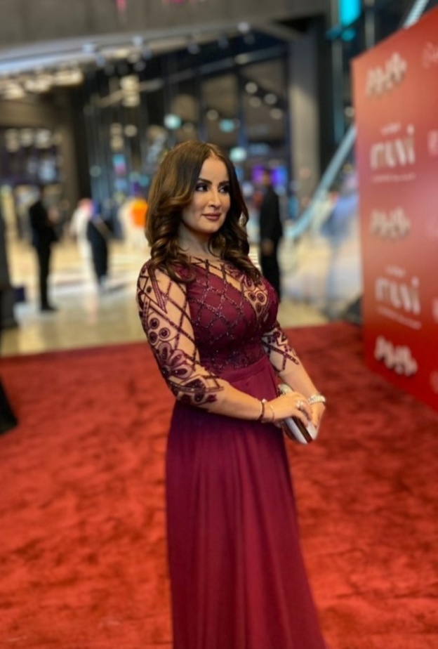 "مروة محمد" تحضر العرض الخاص لفيلم "90 يوم" في الرياض