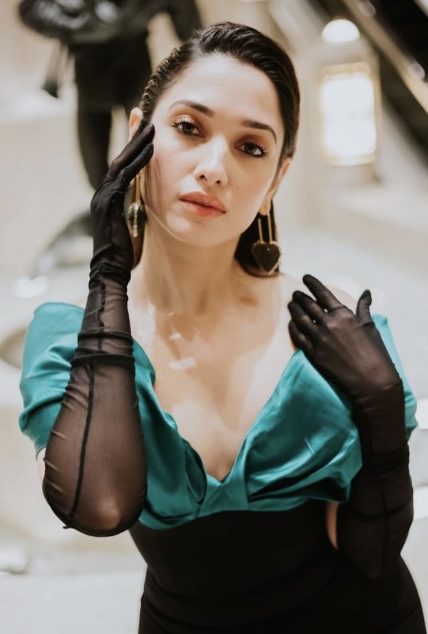 مستحضرات للحصول على مكياج Tamanaaah Bhatia - الصورة من حسابها على انستغرام