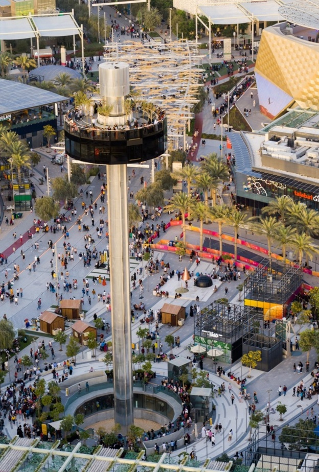 إكسبو دبي تستقبل الزوار في "تيرّا" و "ألِف" و"حديقة الثُرَيَّا"- المصدر وام 