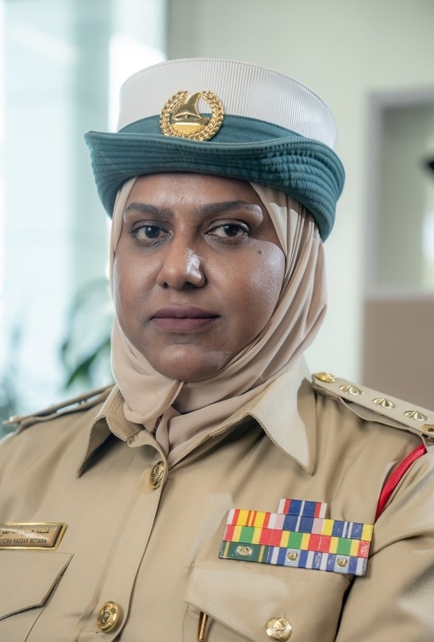 في يوم المرأة الإماراتية: النقيب غنيمة المطوع.. نموذج مشرق لإنجازات للمرأة ومسيرة مشرفة
