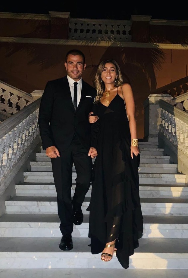 عمرو دياب ودينا الشربيني