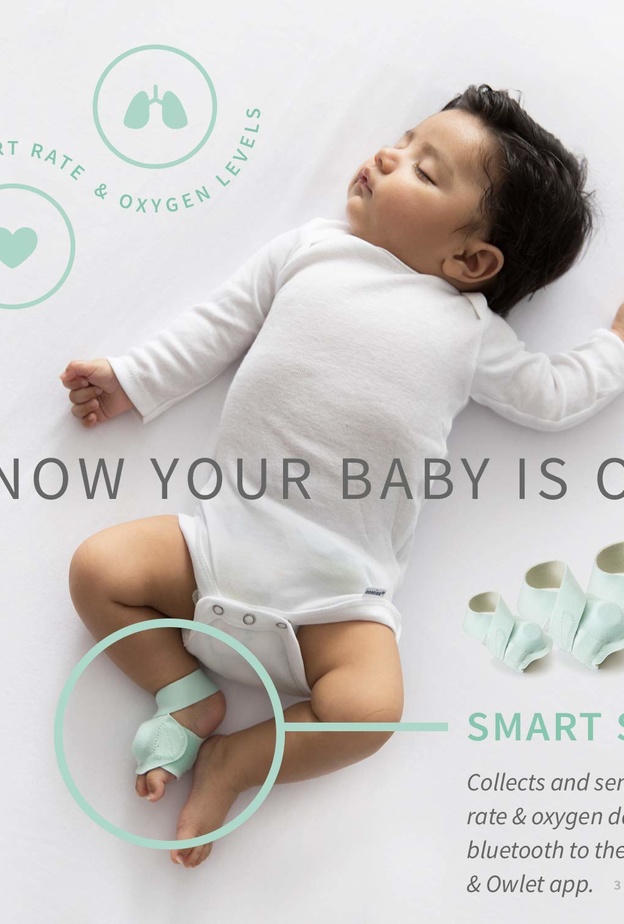 للأمهات.. جورب ذكي لتتبع بيانات نوم الطفل