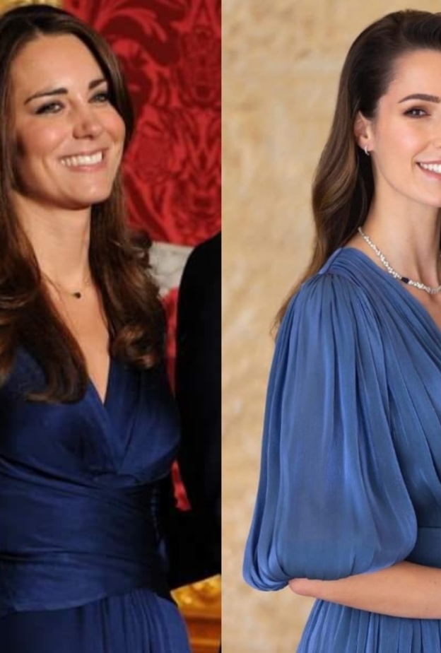 الآنسة رجوة وكيت ميدلتون