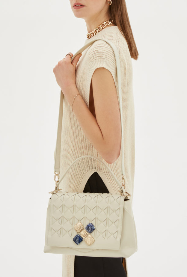 حقيبة جلدية من الدار الايطالية Serapian