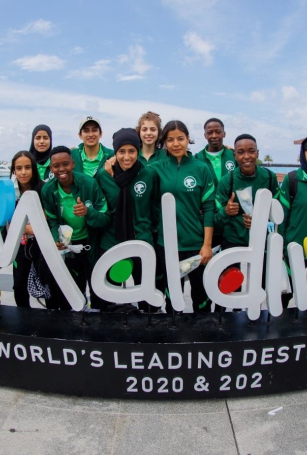 أخضر كرة القدم للسيدات حقق فوز تاريخي في المالديف الصورة من حساب إدارة كرة القدم النسائية