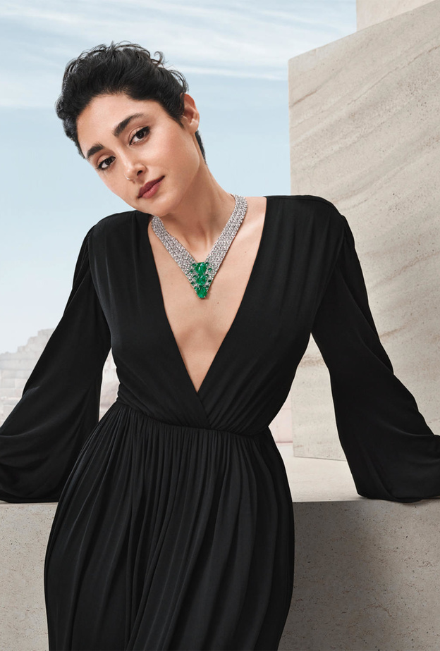 أفخم مجوهرات زمرد عالمية لاطلالة مشرقة في سهرة اليوم الوطني السعودي