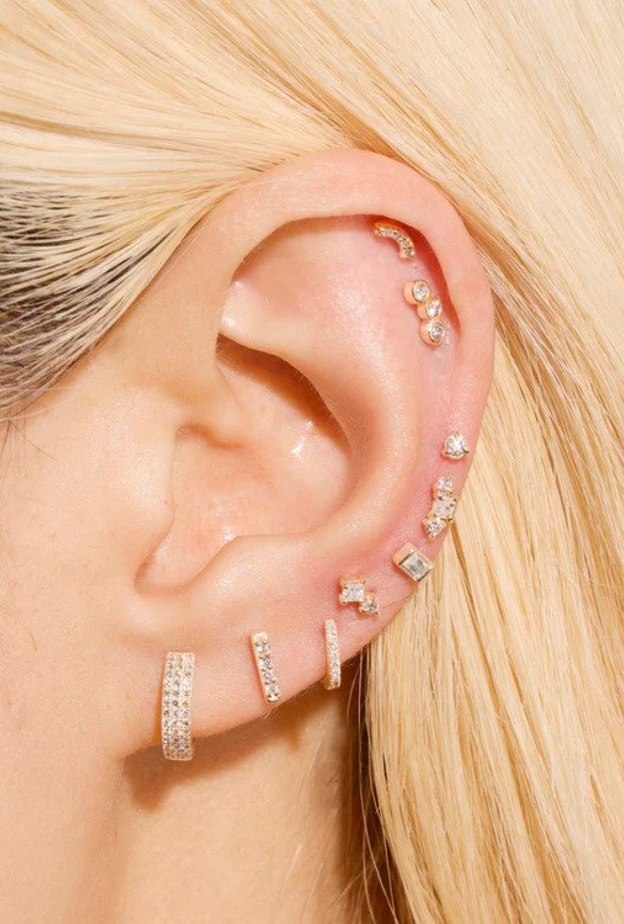 اجمل أشكال أقراط البيرسينج لاطلالة الصيف الصورة من ستون أند ستراند  Stone & Strand