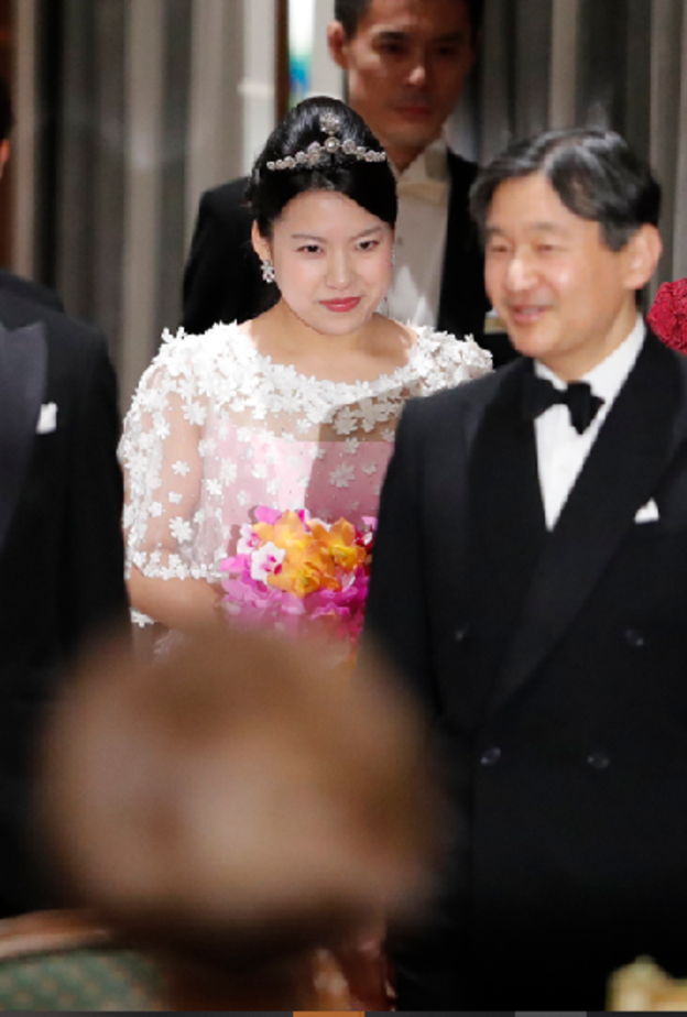 أياكو أميرة اليابان السابقة yako Moriya, former Princess of Japan في حفل زفافها