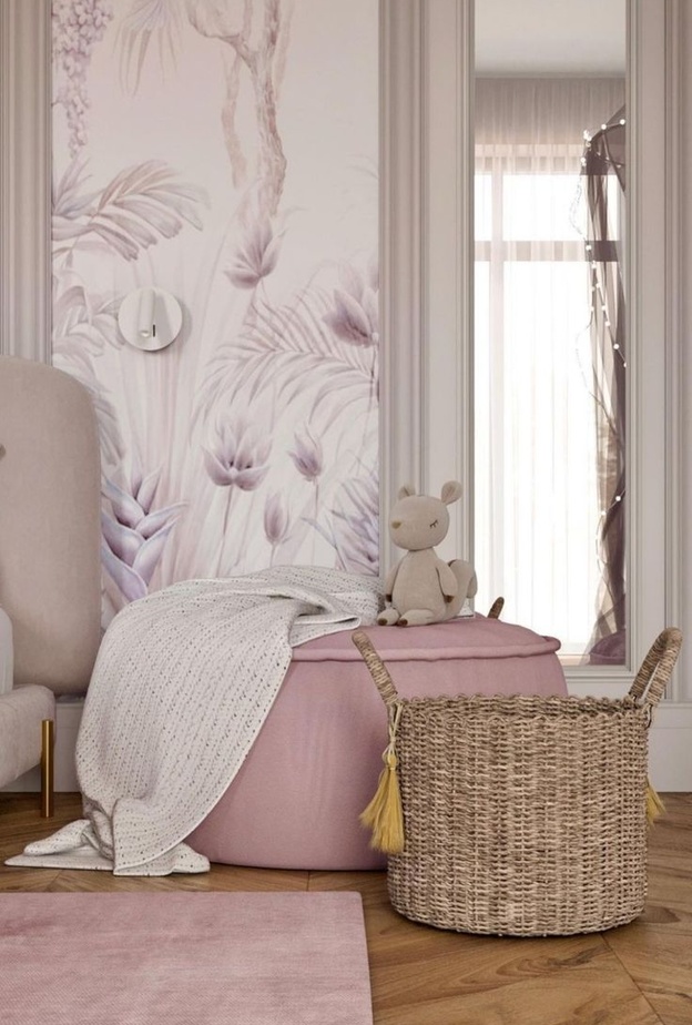 الوردي الباستيل لديكورات منزل هادئة ومريحة