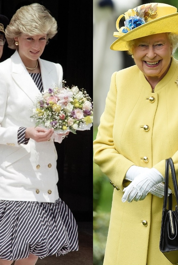 الاميرة ديانا والملكة اليزابيث