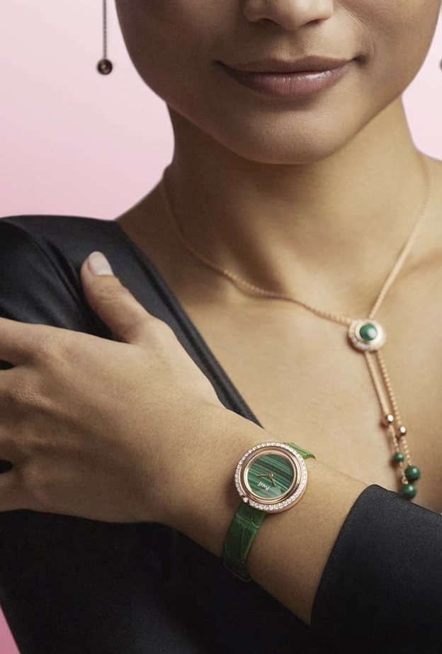 ساعة فخمة خضراء من مجموعة Possession من دار Piaget