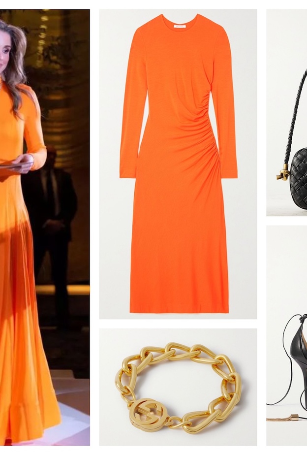 ستايل خريفي وحيوي بإطلالة مستوحاة من الملكة رانيا