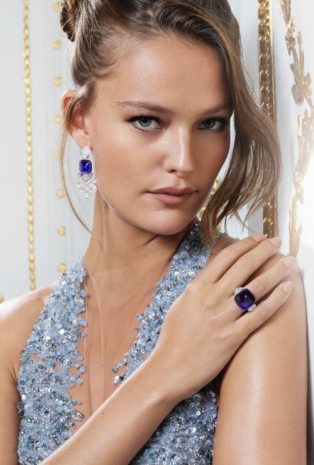 طقم مرصع بالألماس والياقوت من غراف Graff