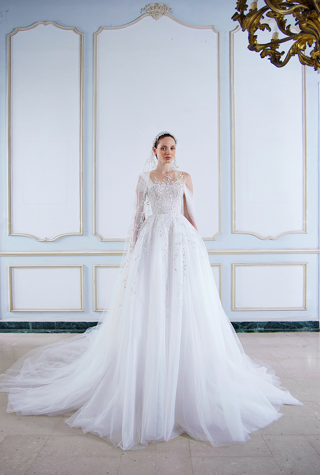 موديلات فساتين زفاف للعروس صاحبة الجسم الكمثري