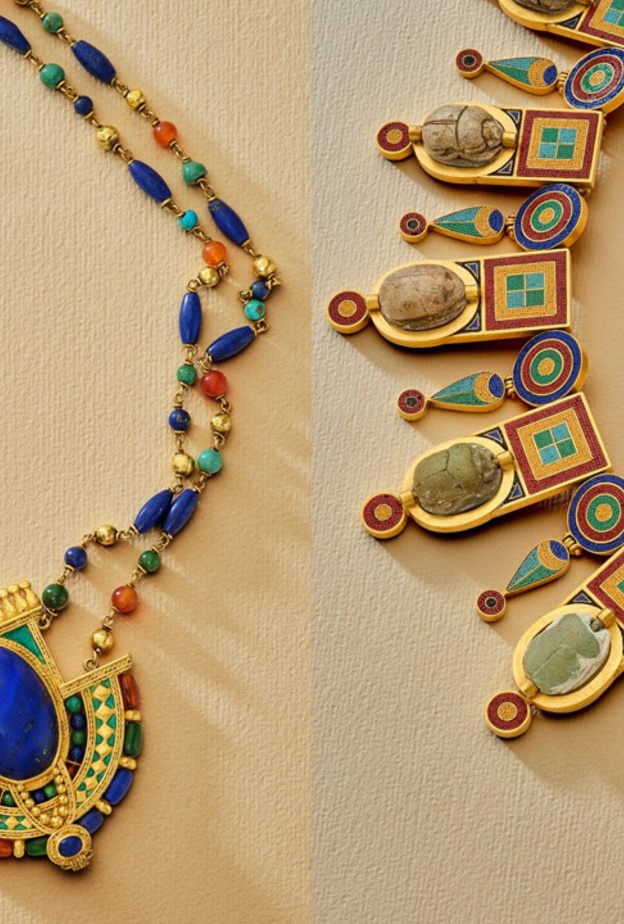 مجوهرات مستوحاة من الحضارة المصرية القديمة في مزاد سوذبيز في ديسمبر