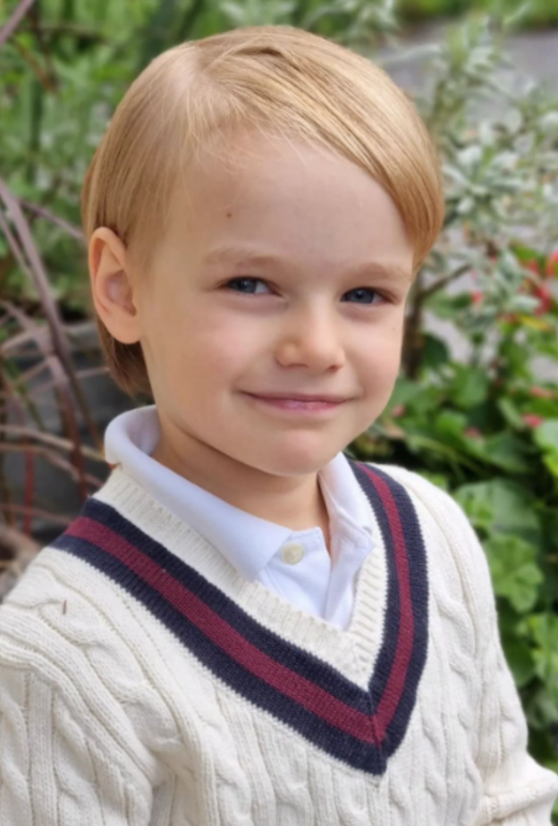 صورة جديدة للأمير غابرييل بمناسبة عيد ميلاده الخامس