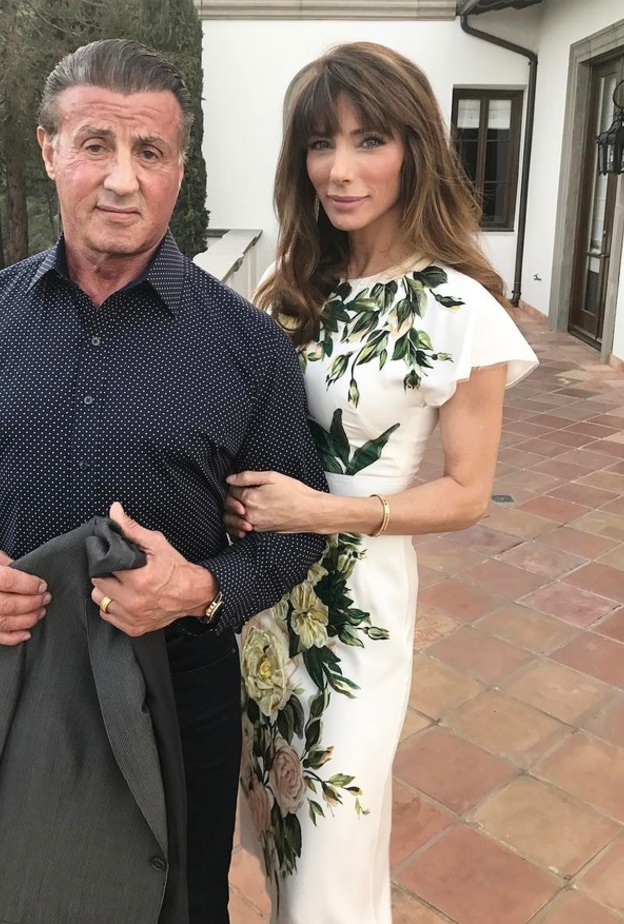 سيلفستر ستالون وزوجته