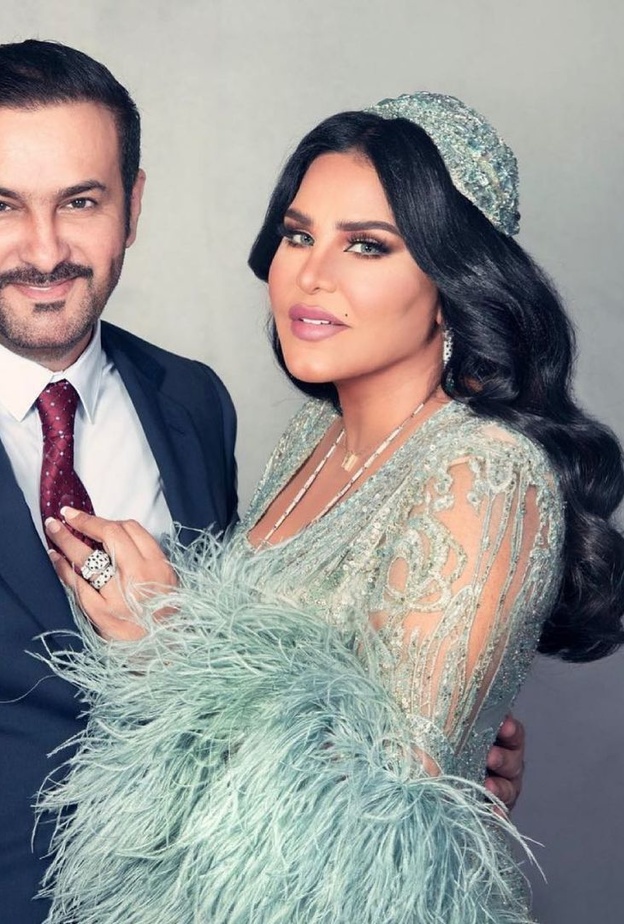 أحلام وزوجها مبارك الهاجري