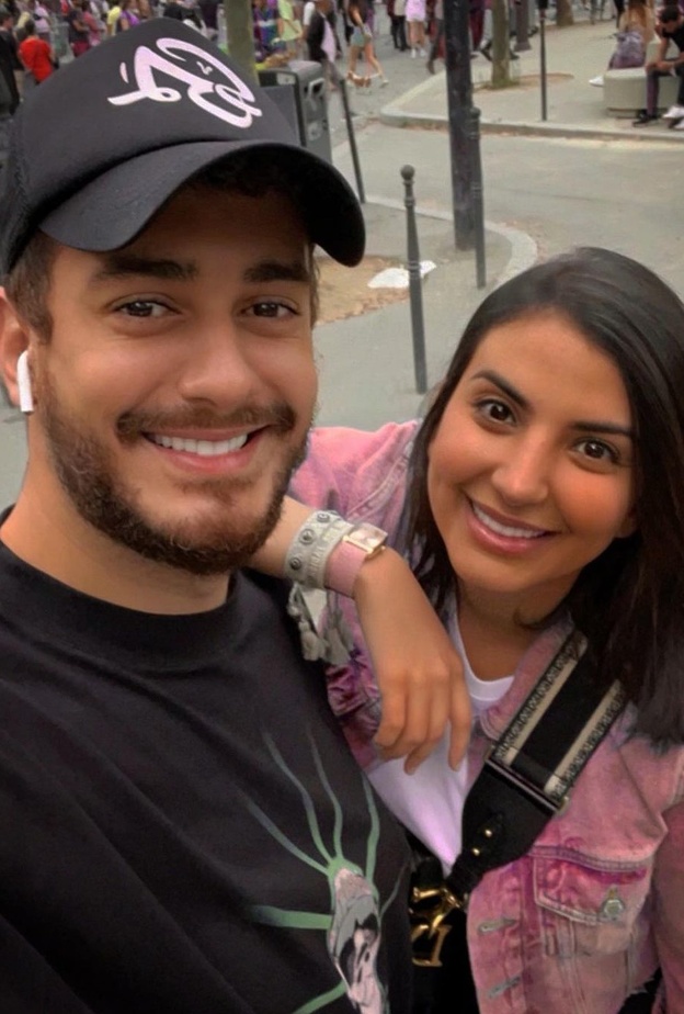 سعد لمجرد وزوجته