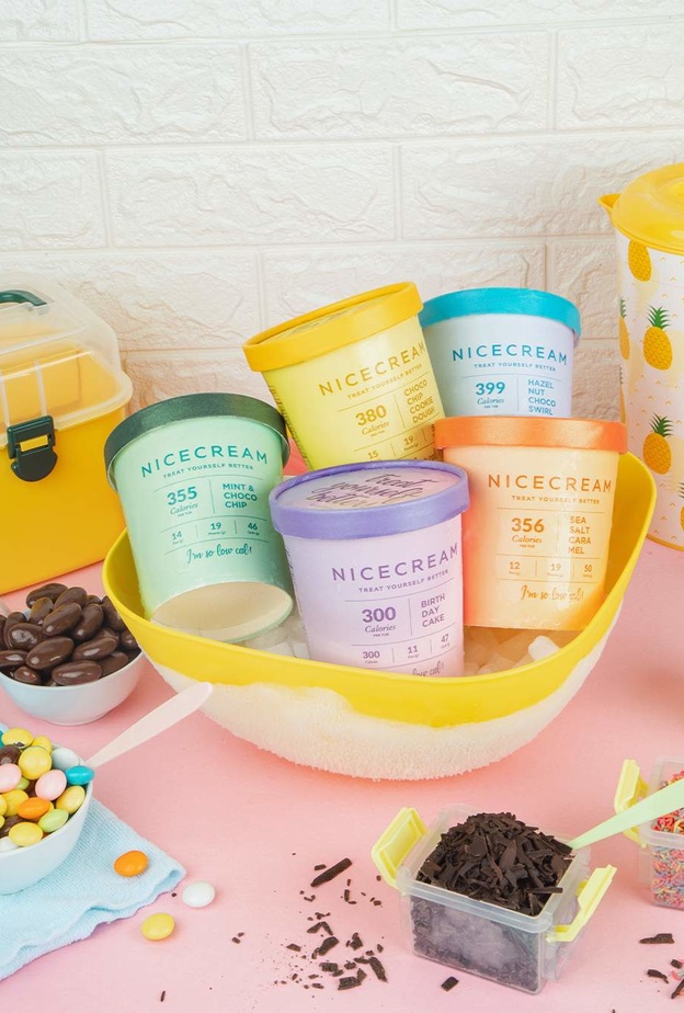 NICECREAM تطلق تشكيلةً مميزة من نكهات الآيس كريم اللذيذة ومنخفضة السعرات الحرارية