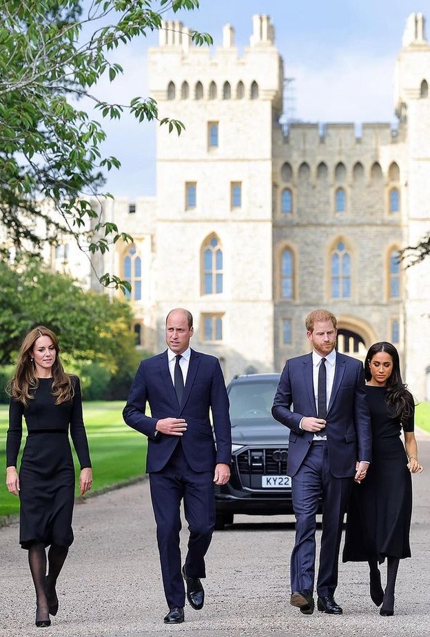 الأمير وليام والأمير هاري يقومان بظهور مشترك غير متوقع في وندسور