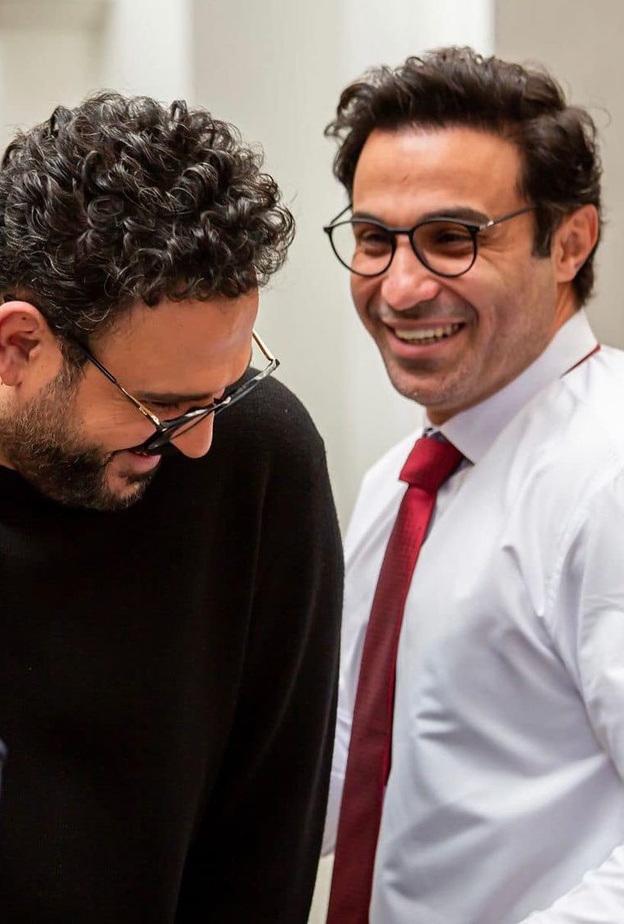 احمد فهمي واكرم حسني 