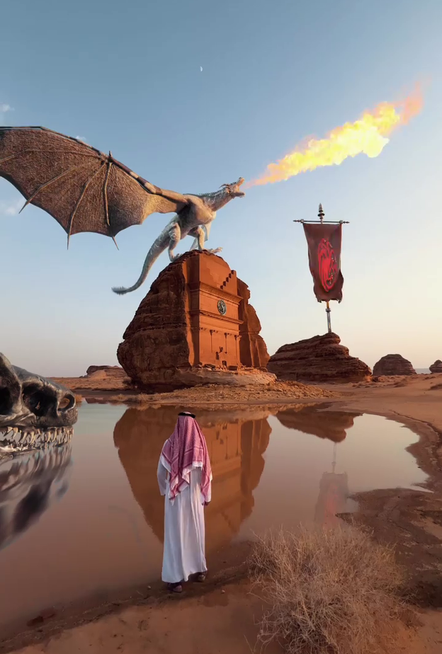 House of the Dragon في العلا.. حملة تسويقية مبتكرة للترويج للمسلسل العالمي