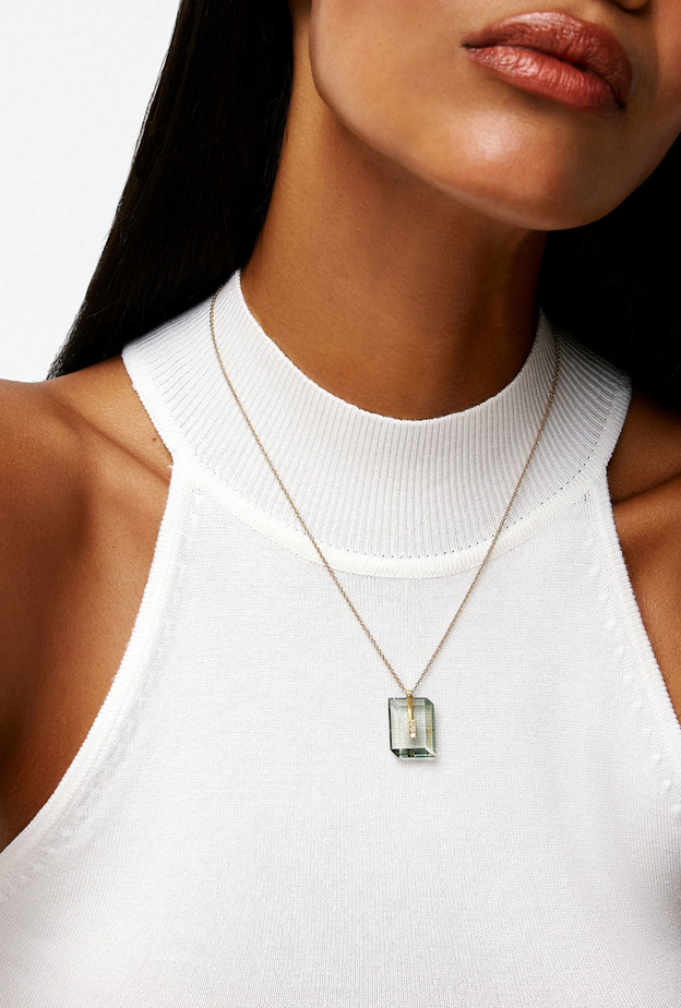 القلادة المستطيلة Rectangle necklace من ياعيل سونيا Yael Sonia