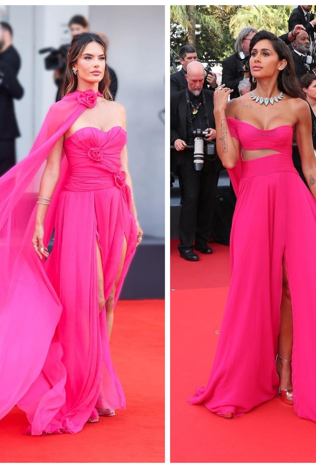 اللون الفوشيا جمع النجمات العربيات والعالميات بأجمل الاطلالات 