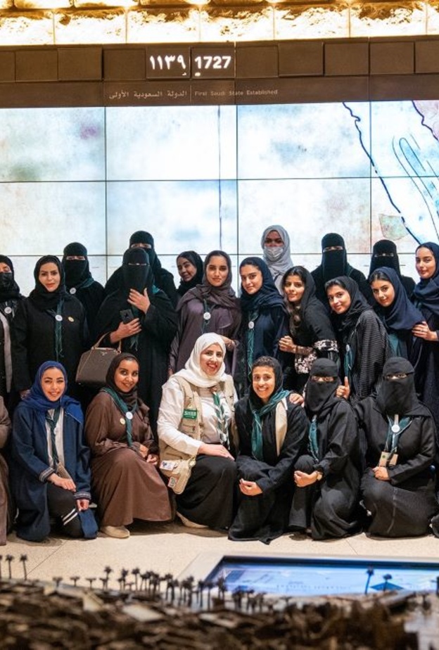 بحضور الأميرة "سما بنت فيصل".. الدرعية تحتضن أول مشاركة نسائية مفتوحة على مستوى المملكة في برامج الكشافة