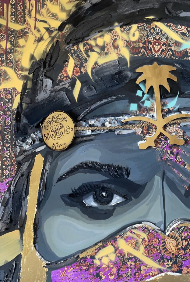 تفاصيل من إبداعات الفنانة غيداء عاشور