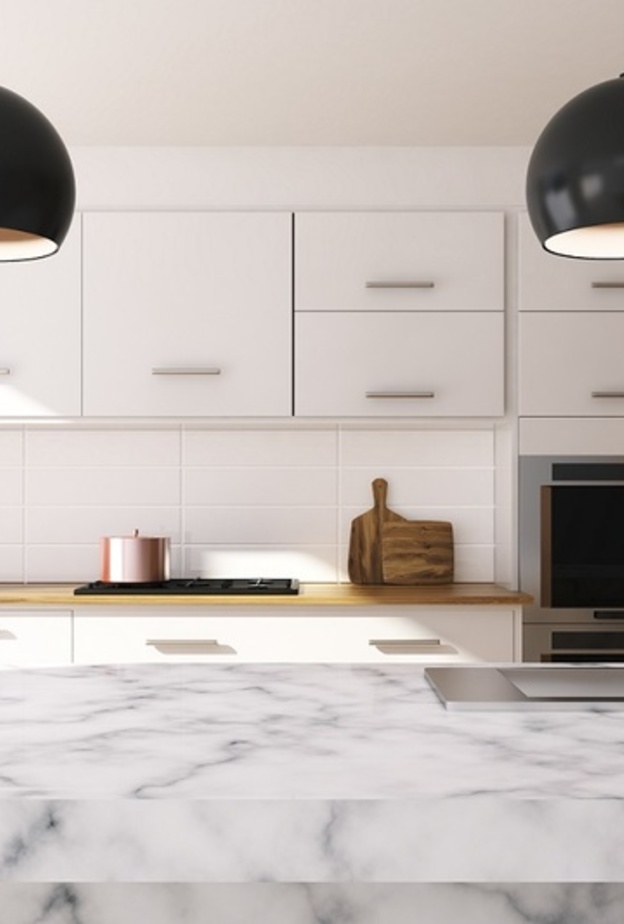 ما هو أفضل مكان لحوض المطبخ وهل يجب وضعه في المنتصف أسفل النافذة؟ 