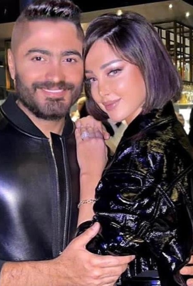 تامر حسني وبسمة بوسيل