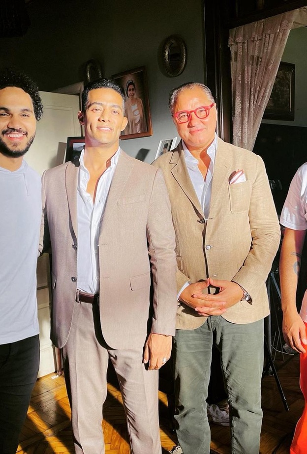 محمد رمضان في كواليس مسلسله الجديد