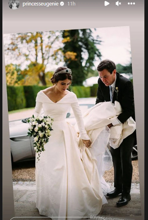 الأميرة يوجين تحتفل بالذكرى السنوية الرابعة لزواجها