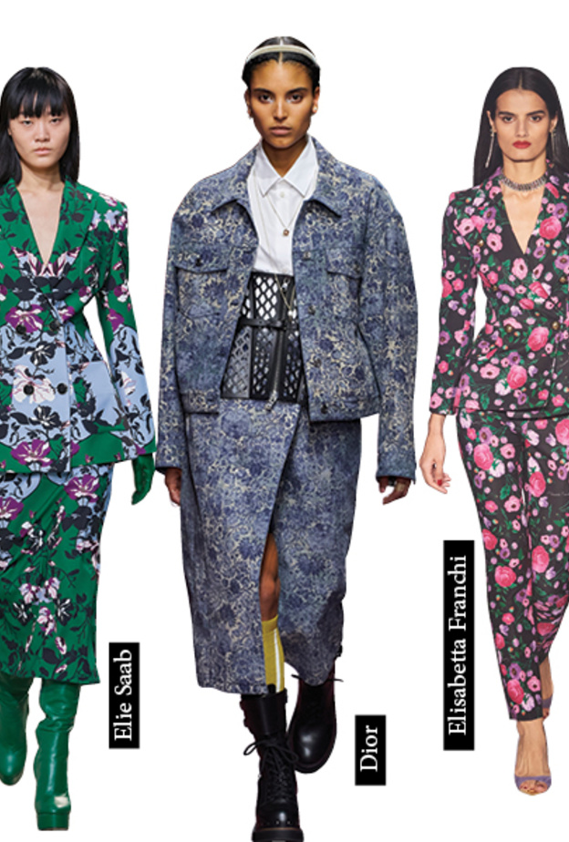 أحدث طرق تنسيق تصاميم نقشات الأزهار التي اجتاحت عالم الوضة لتفرض نفسها في خزانتك الشتوية 