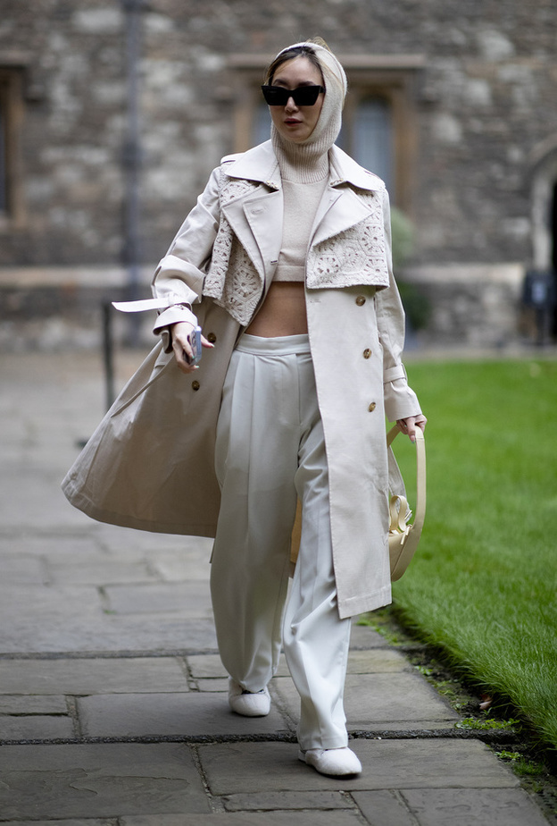 تنسيق الترانش كوت بأسلوب عصري مميّز من Street style