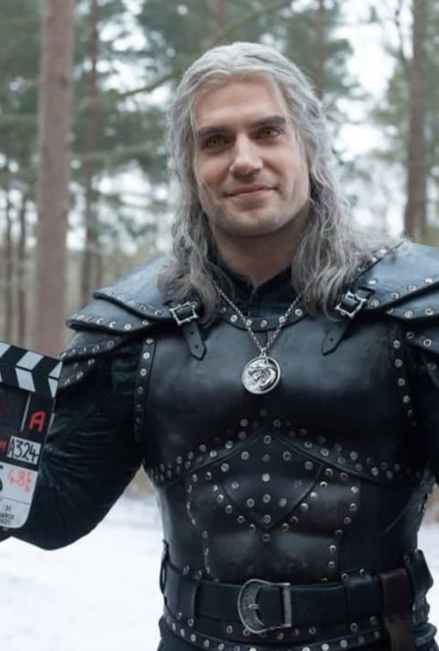 هنري كافيل من كواليس مسلسل "The Witcher"