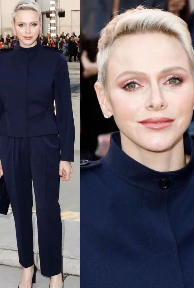 الأميرة تشارلين تظهر في أسبوع الموضة في باريس